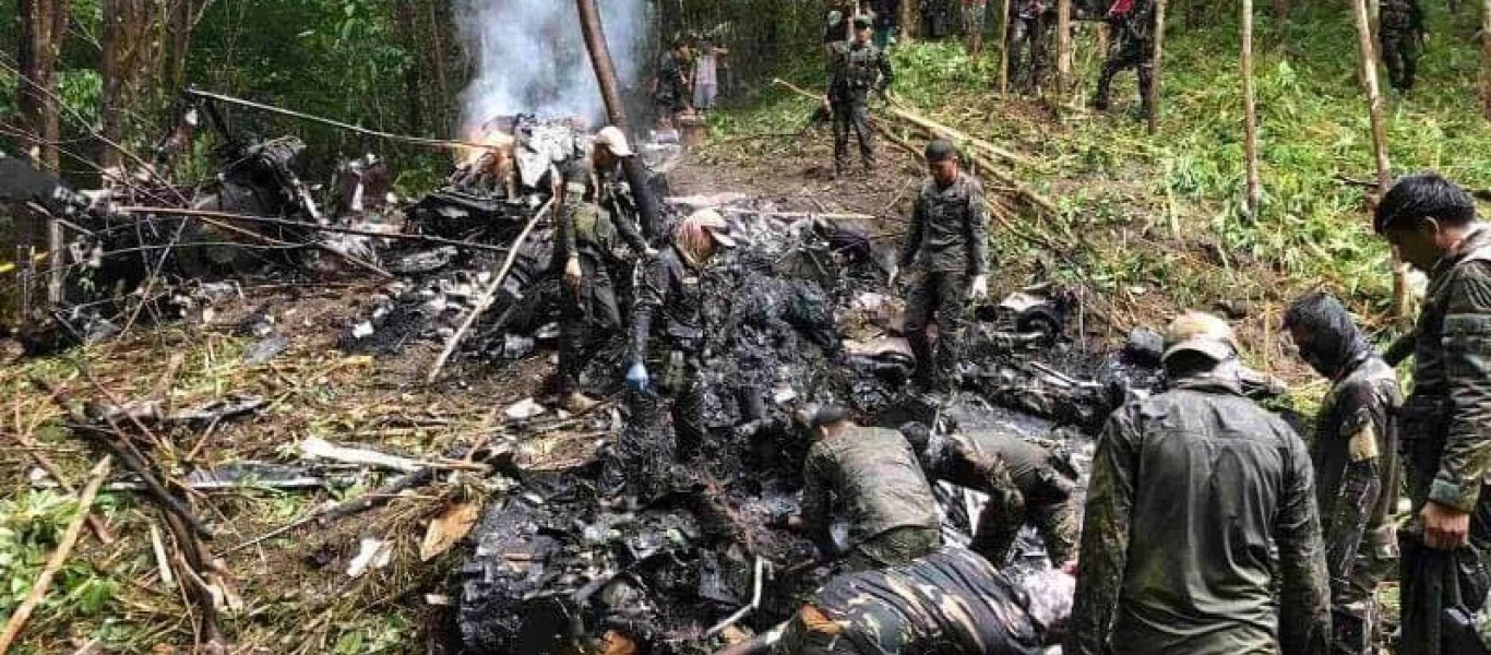 Συνετρίβη ελικόπτερο έρευνας και διάσωσης S-76 των Φιλιππίνων